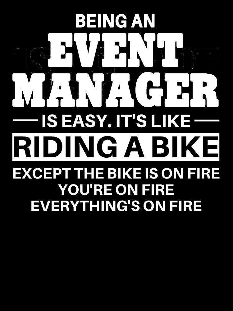 Event Manager Riding A Bike by clickmostro