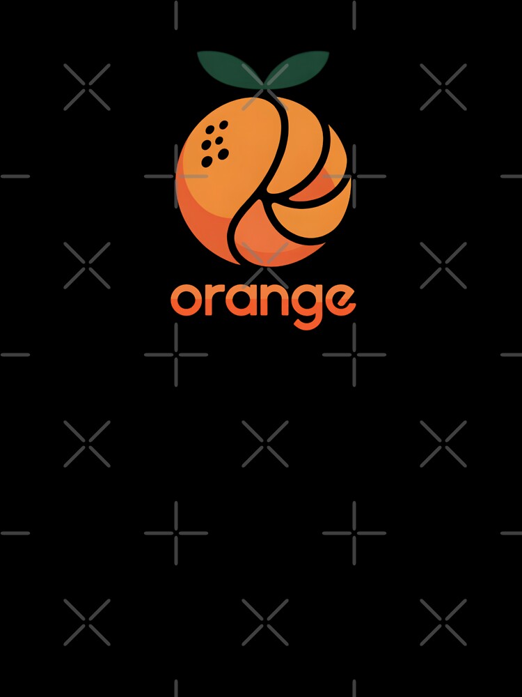 Modern Orange Logo – Minimal Fruit Icon with Clean Contemporary Style by phiawdesign9