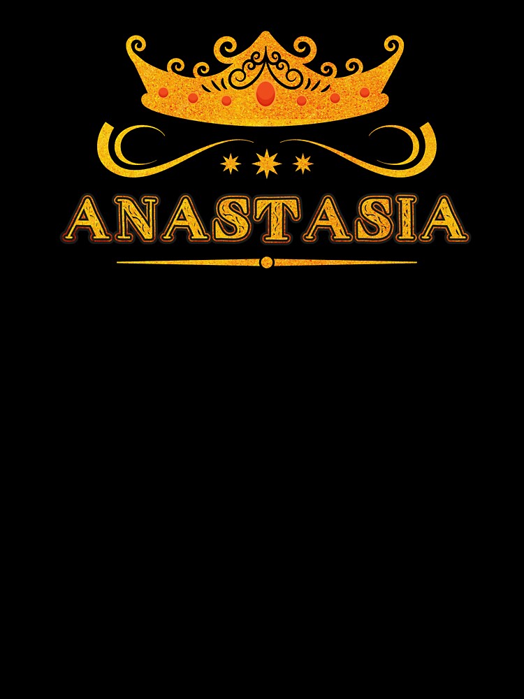 Anastasia Personalized Name With Crown - Cool & Custom Gift for Girls, Teens by Oussinc