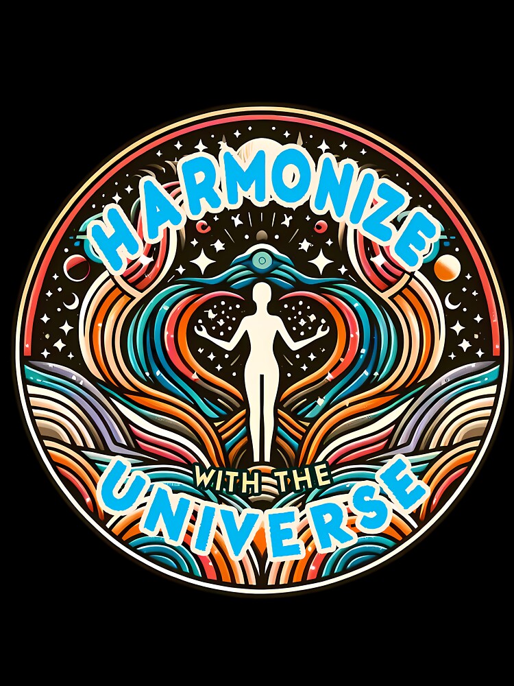 Harmonize with the universe, typography by maxmaj