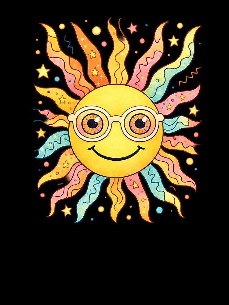 Psychedelic Sun Trippy Shirt by SoftSproutstu