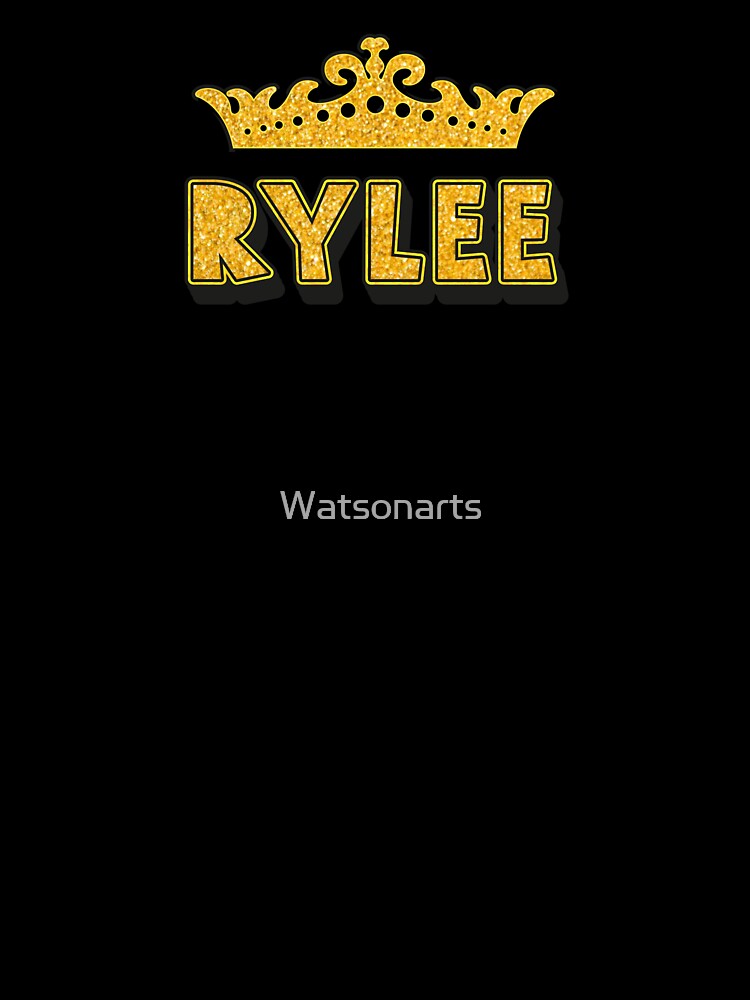 Rylee Personalized Funny Custom Name Crown Design by Watsonarts