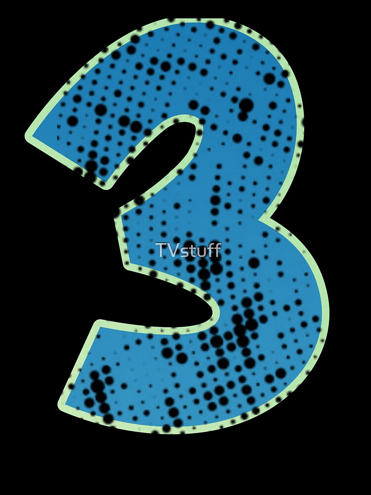 Blue Number Shine-three by TVstuff