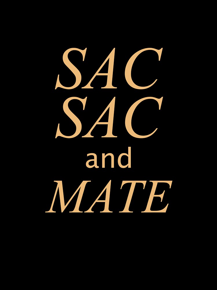 Sac, Sac, and Mate Chess Statement by cjrellama
