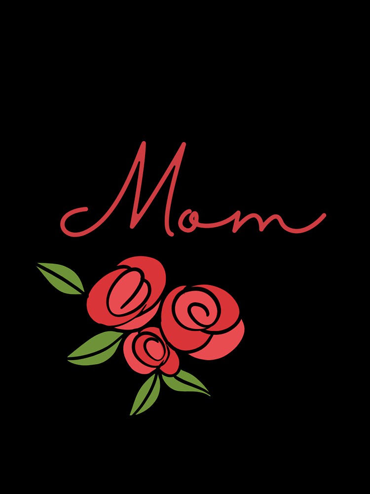 I love you Mom, mothers day gift, birthday gift for mom, by prteacool