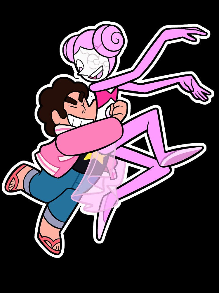 Pink Pearl and Steven by TheDiamondArt