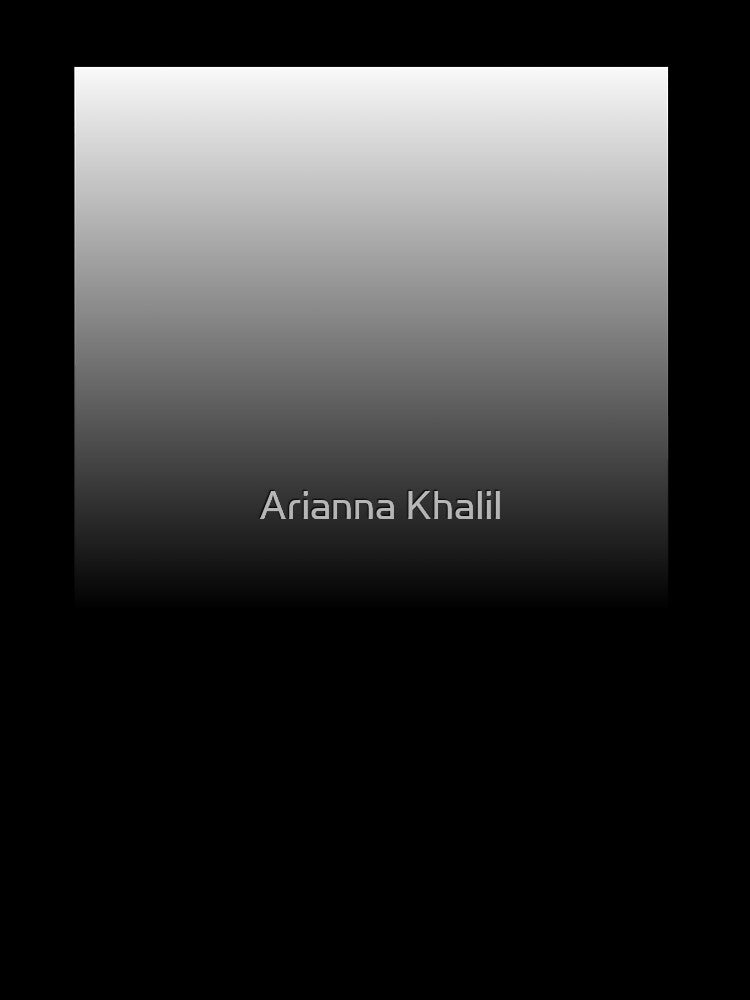 White to Black Ombre Gradient by Arianna Khalil
