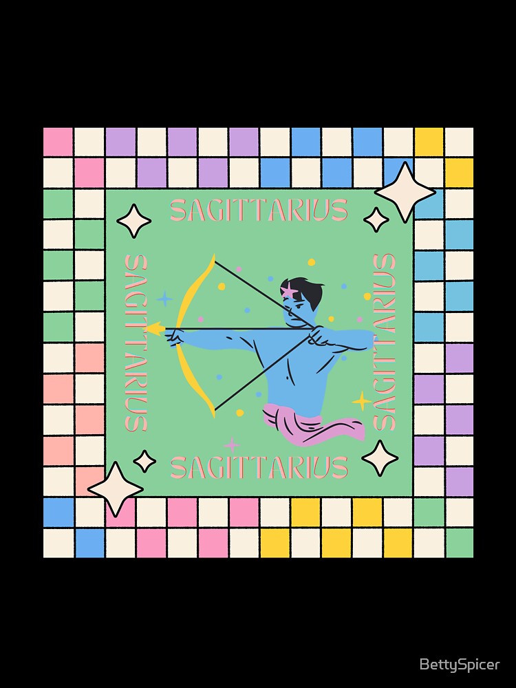 Tiled Feel Good Sagittarius by BettySpicer