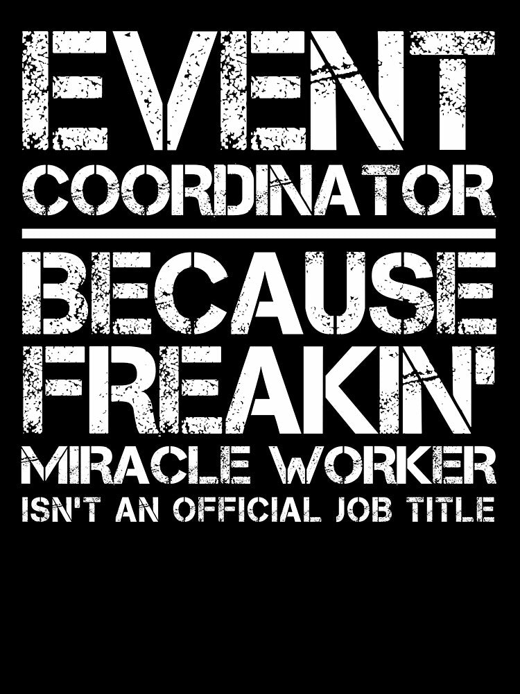 Event Coordinator Miracle Worker by clickmostro