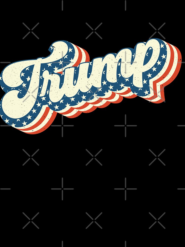 Trump us flag - Retro Vintage Vote trump American flag by DavisHasari