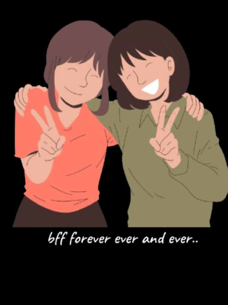 BFF Forever Ever And Ever Shirt | Best Friend Matching Design | Friendship Gift for Girls by SOLIORA  ATELIER
