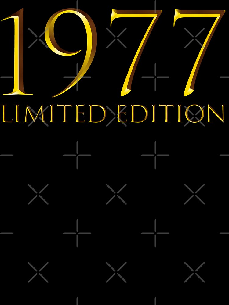 1977 Limited Edition 44 Years Old 44th Birthday by DavisHasari