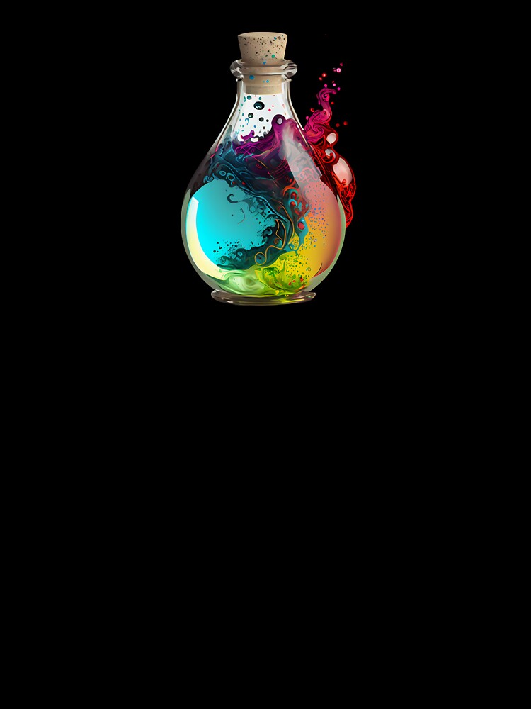 Colored Magic Potion Bottle by FiveIntentions