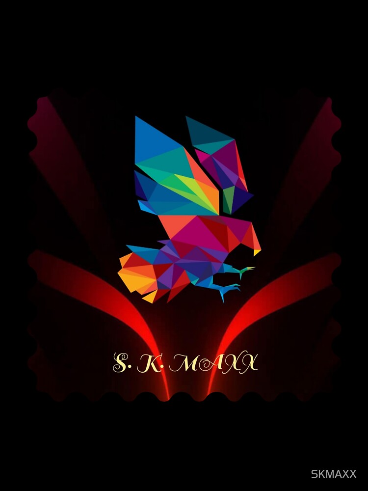 Origami art color bird by SKMAXX