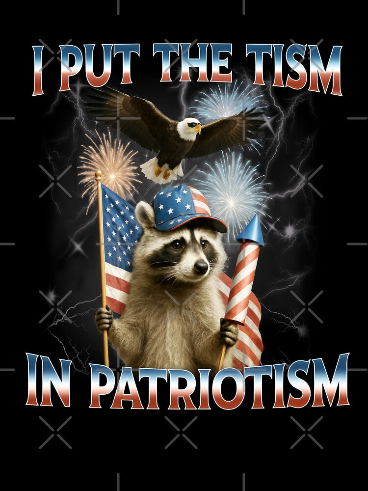 I Put The Tism In Patriotism Funny USA Humor by elderberry