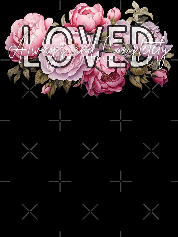 LOVED Always and Completely Floral Design Pinks by GoKindCreations