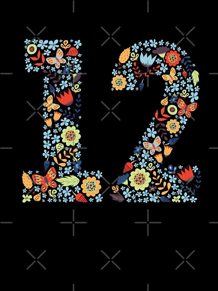 Twelve. 12 by trendingatees