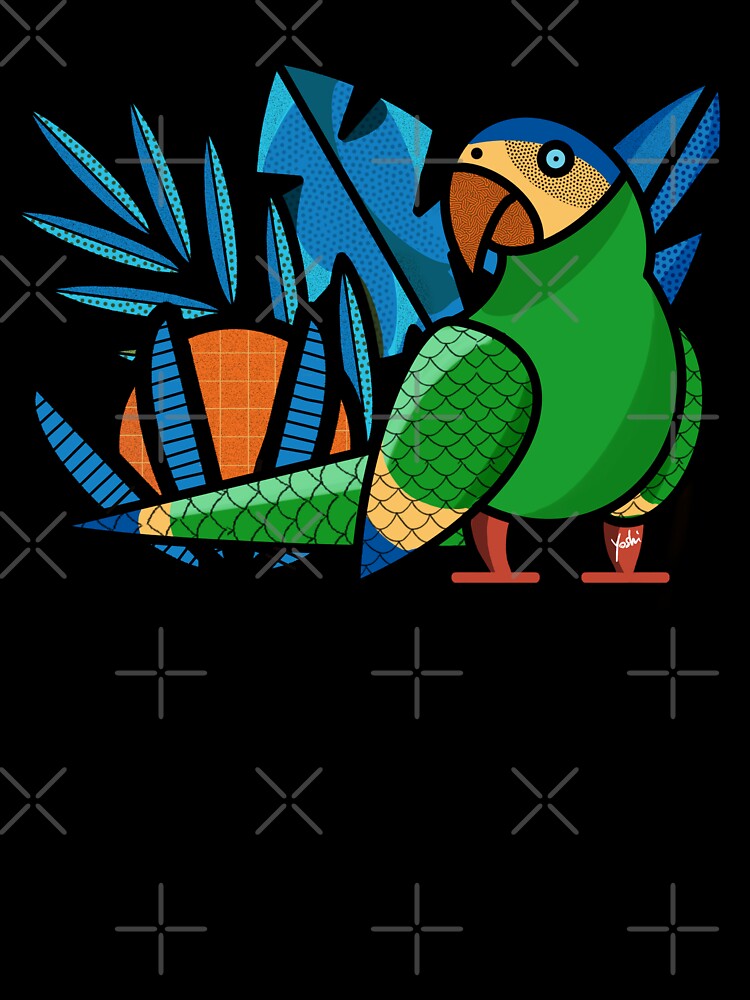 Amazon Parrot tropical amazonia by Yoshi by YoshiArtDesign