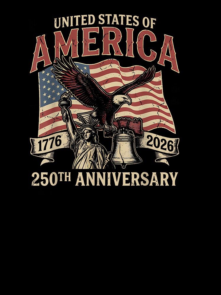 Vintage 250 Years 1776 2026 250Th Birthday 4Th July American by Le7yaStore