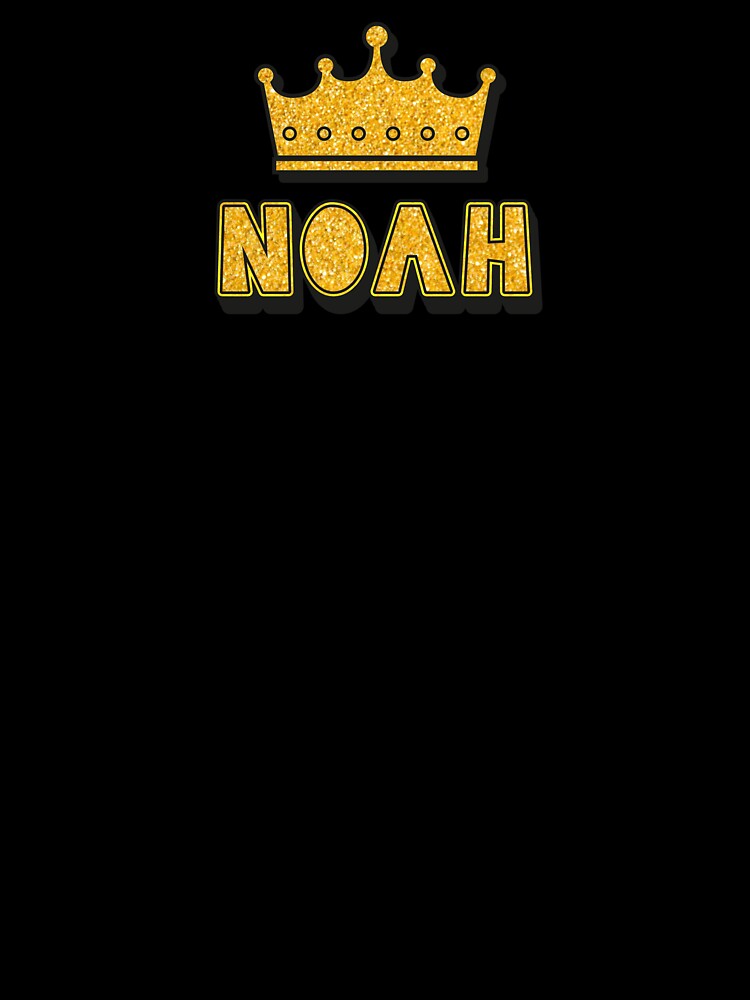 Noah Personalized Name With Crown - Cool & Funny Custom Gift for Men and Boys by Oussinc