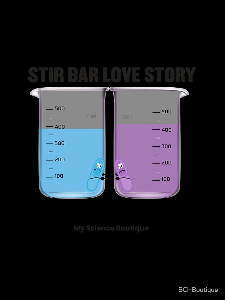 Stir Bar Love Story Science Themed Design by SCI-Boutique
