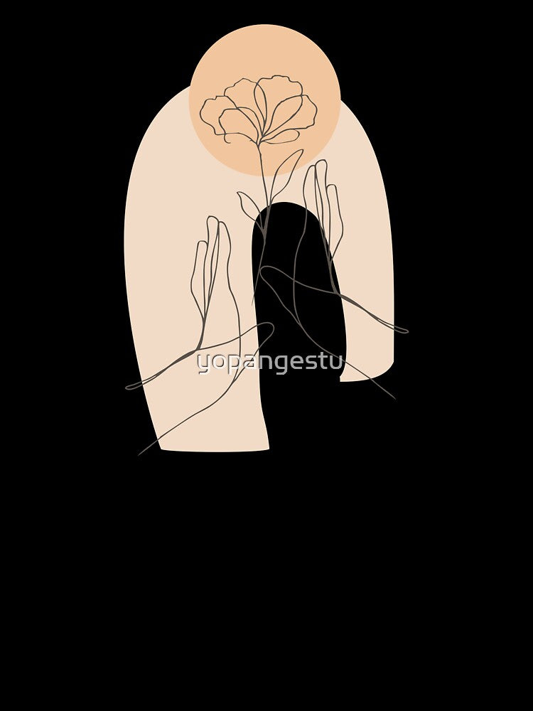 Growing Without Pain, Abstract shape art by yopangestu