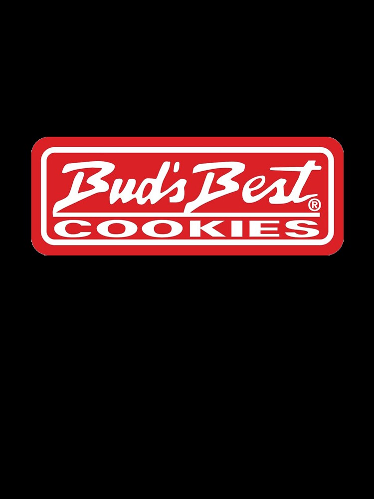 Bud's Best Cookies Classic Red Vintage Logo by Lorraine N 	 Morneau
