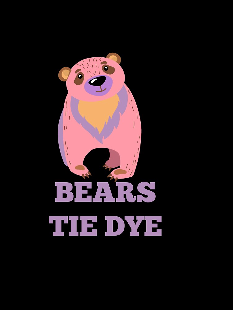 bears tie dye by HMMOUCH