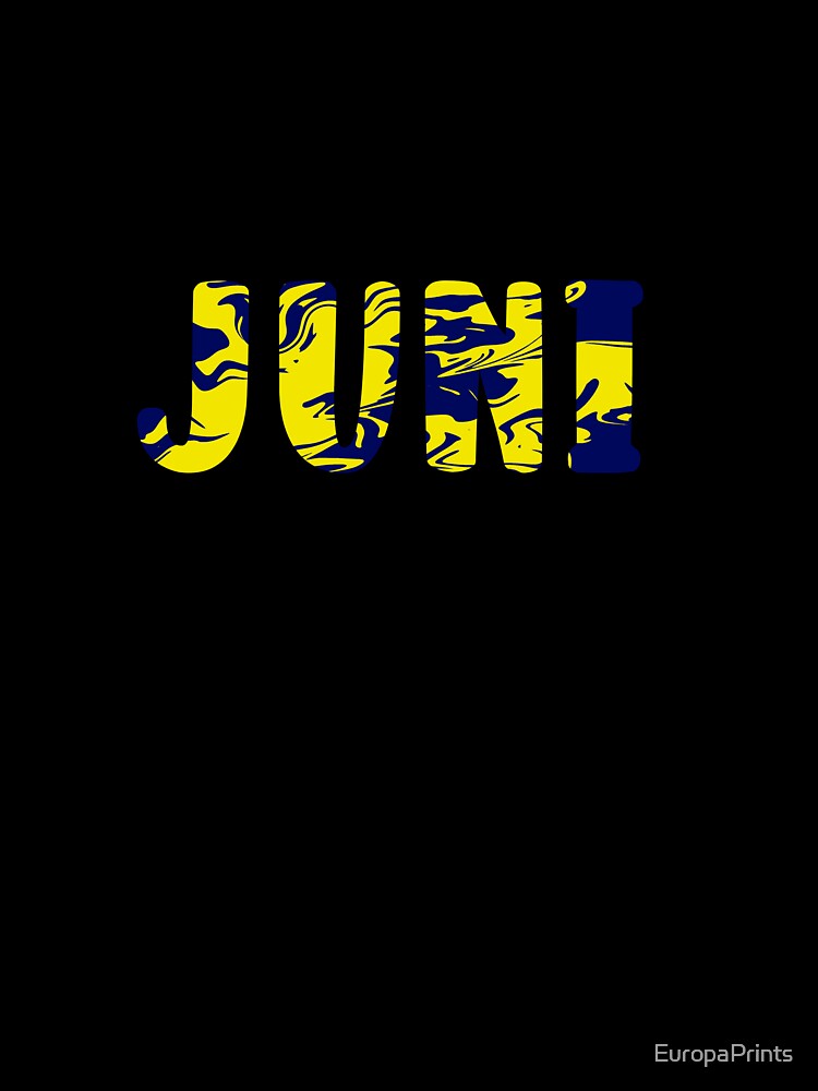Juni Custom Name by EuropaPrints