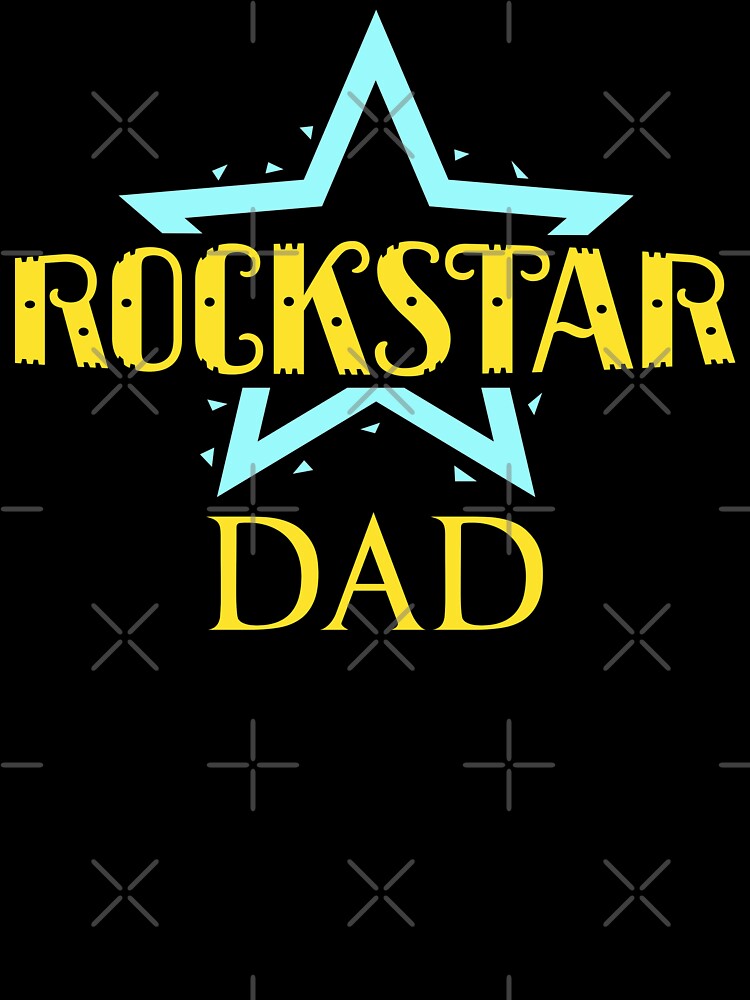 Rockstar Dad Customized T-shirts and Accessories by CreativRoyale