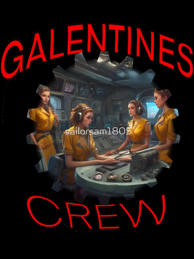 Some Very Cool American Girls Galentines crew on submarine on Galentines day and Galentines party, gift idea for Galentines day by sailorsam1805