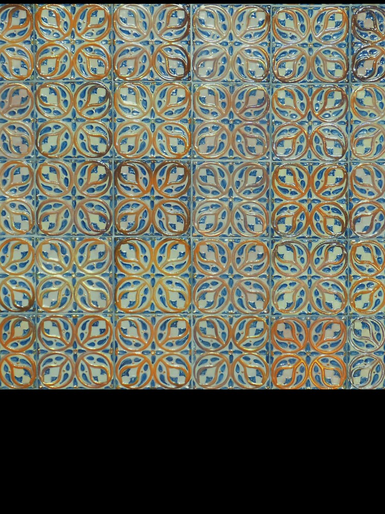 Multicolored Portuguese Tile by antevasinart
