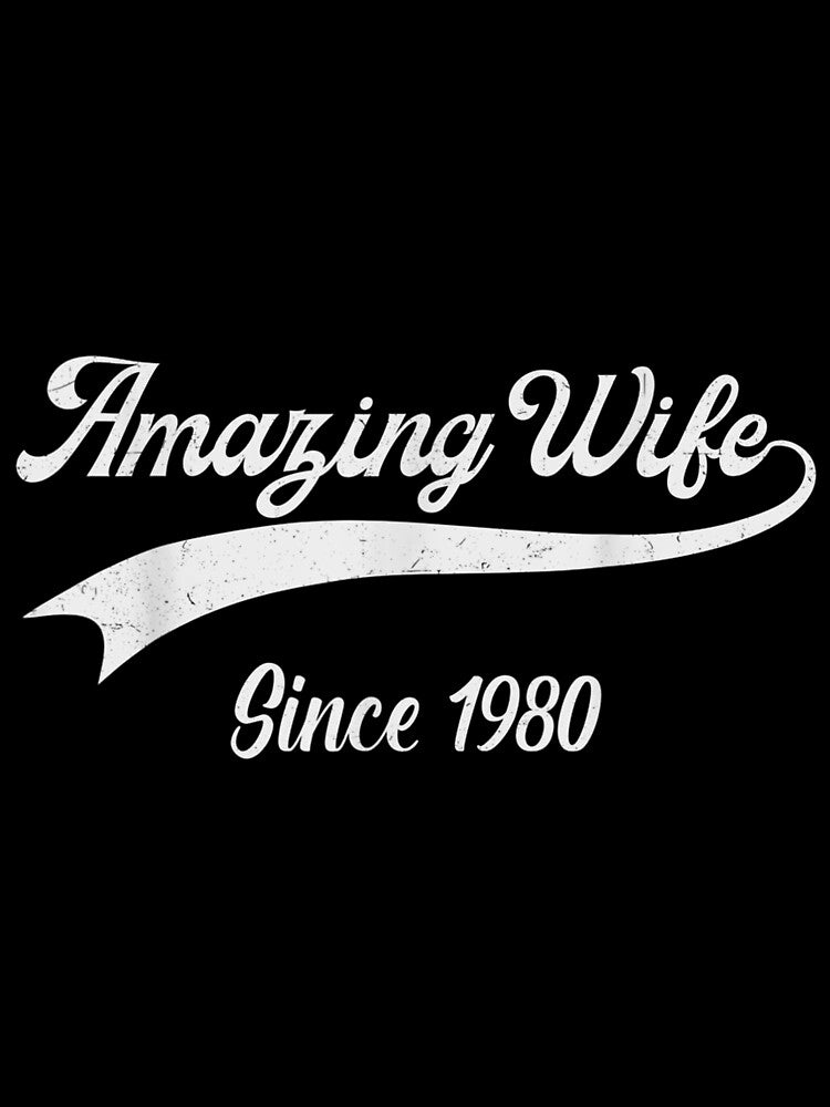 42nd Wedding Aniversary Gift For Her Amazing Wife Since 1980 by mchargue12