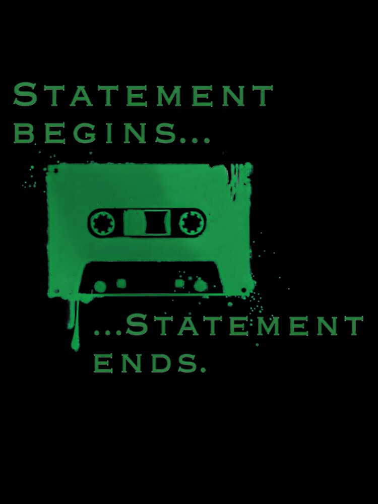 Statement Begins Statement Ends by RafaelSerafim75