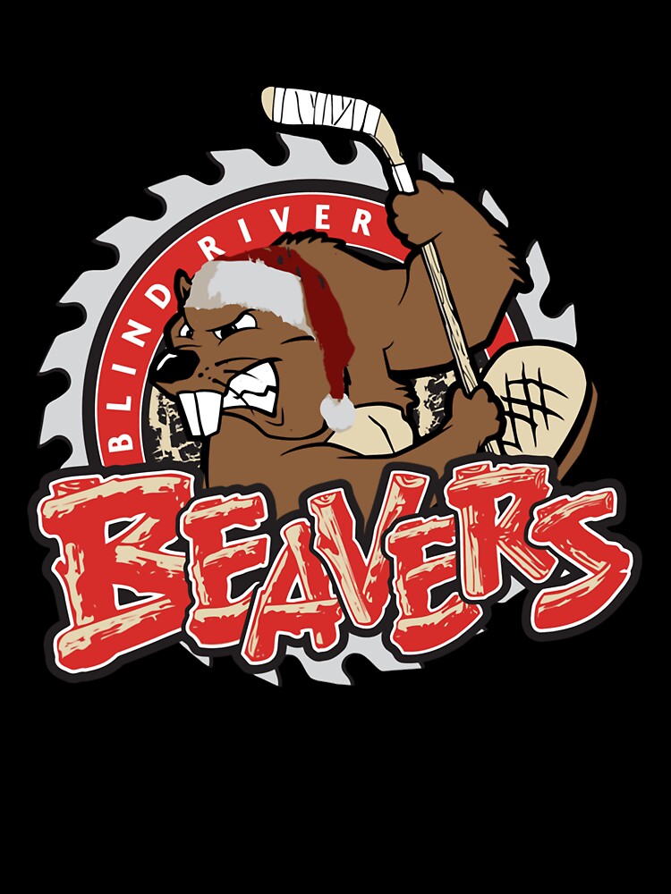 Blind River Beavers Hockey Style Logo by AMBERBUFORD