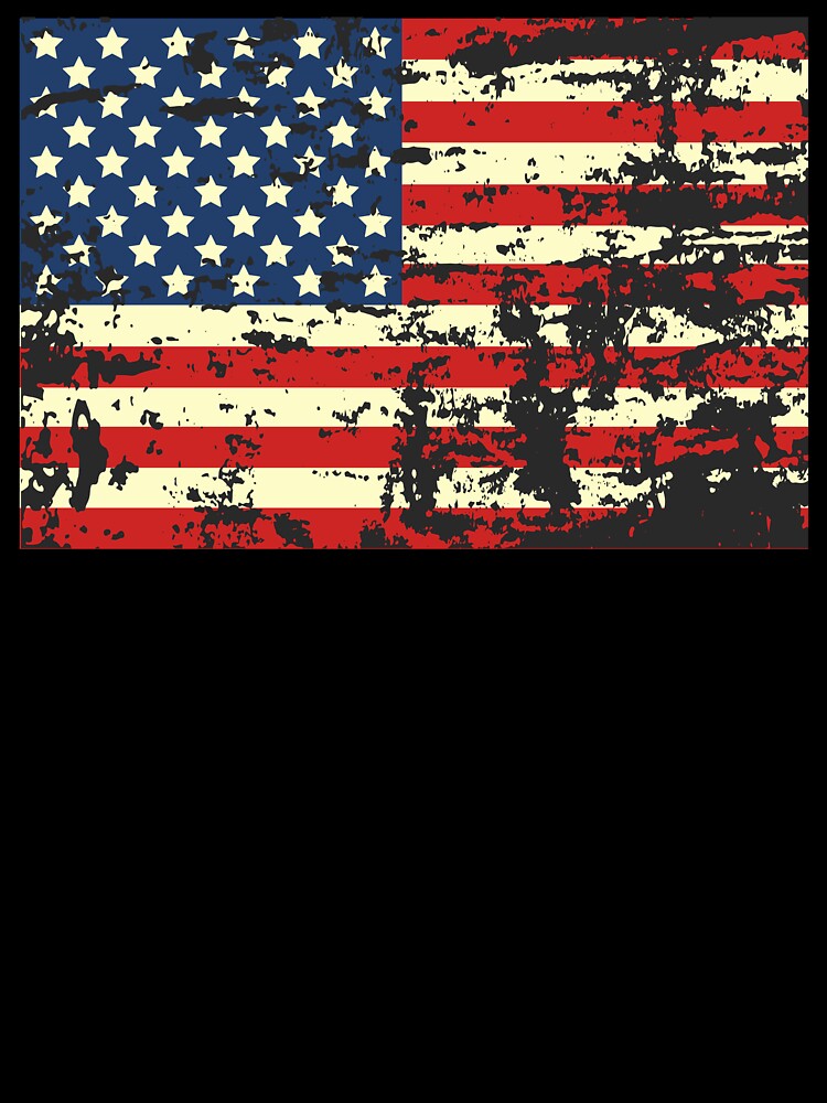 Retro USA Flag - Proud American Vintage by m95sim
