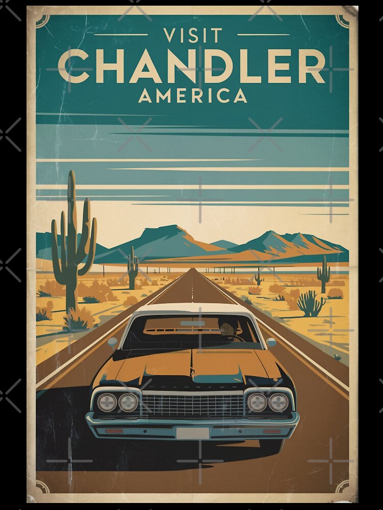 Chandler Vintage Travel Poster by TravelerRat