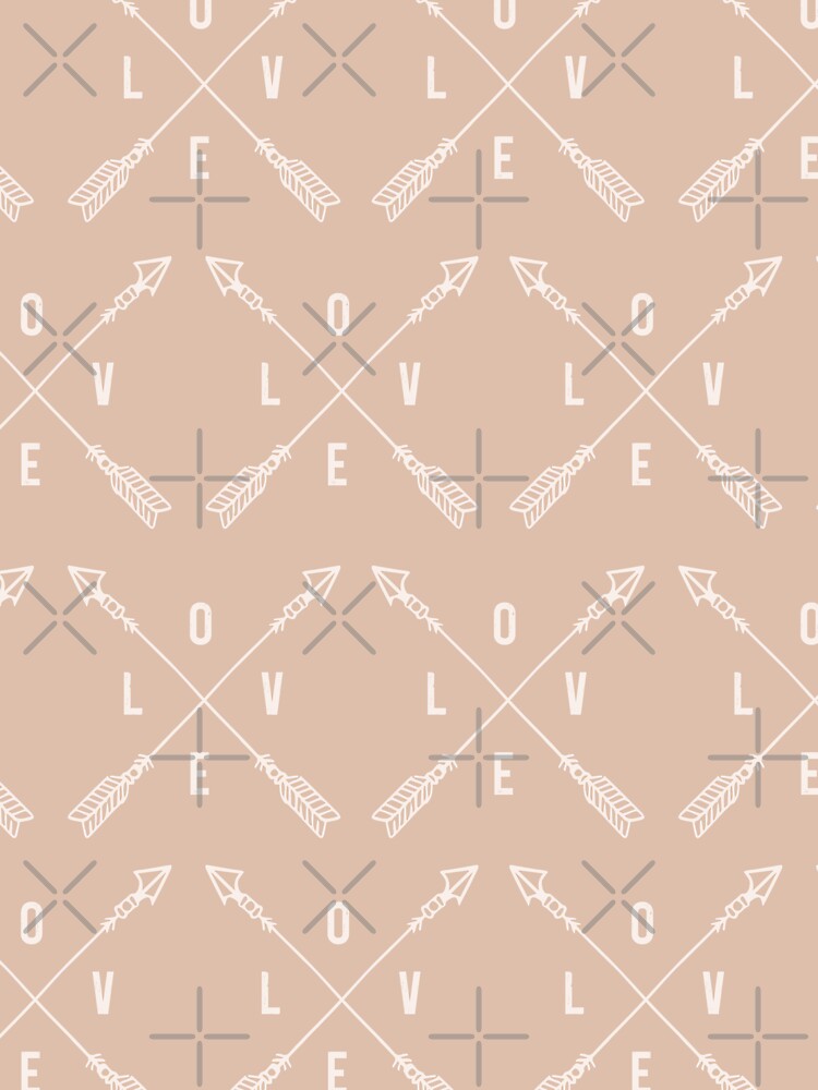 Romantic boho graphic print pattern by RSDigitalPrintDesign