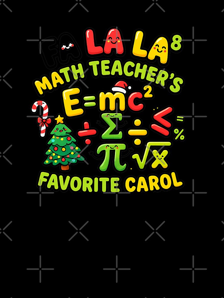 funny fa la math holiday classroom teacher gift by ArtDesignTp