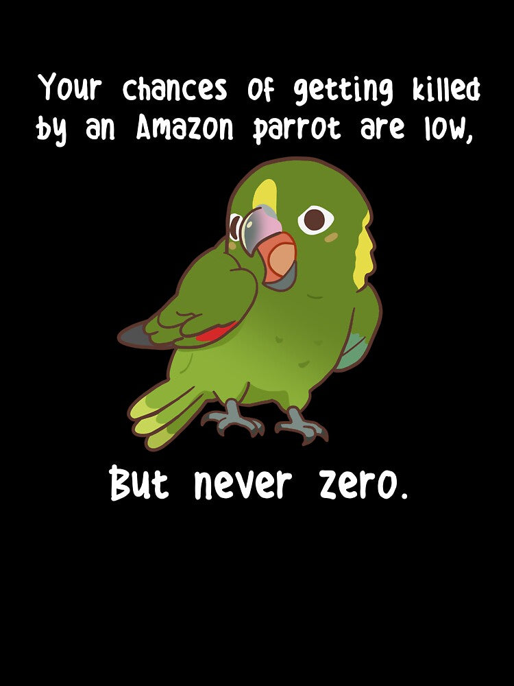 Yellow-naped Amazon Parrot Aaaa by Clara Hollins