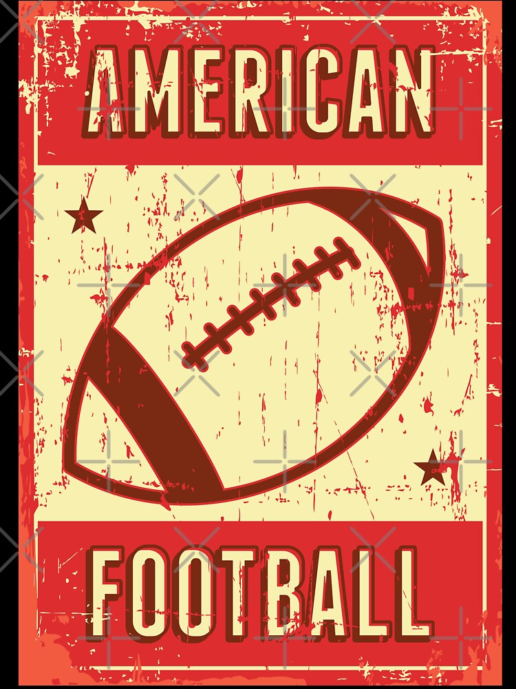 Vintage American Football Ball by Astralia