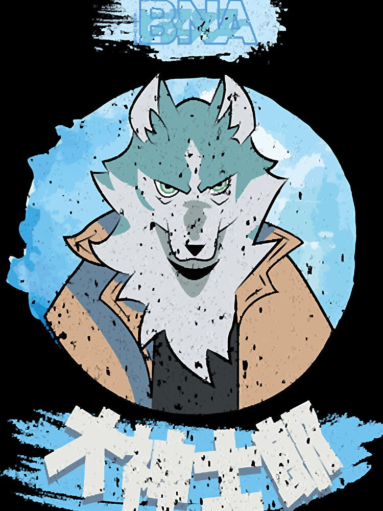 BRAND NEW ANIMAL (BNA) SHIROU OGAMI (WOLF) GRUNGE STYLE by PeruginiIv