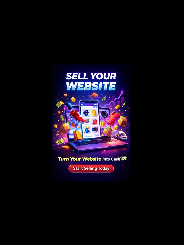Sell Your Website Digital Marketing Poster by Krishkhatri312