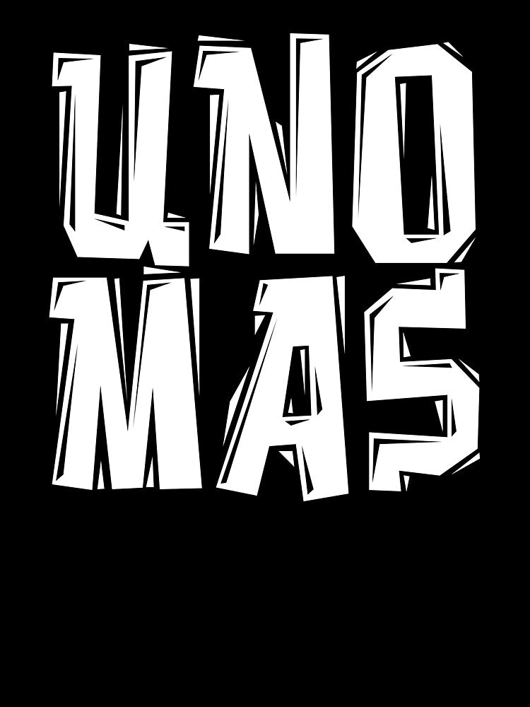 Uno Mas Bold Lettering by Dator