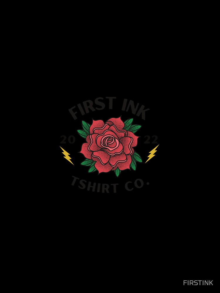 Rose tattoo by FIRSTINK