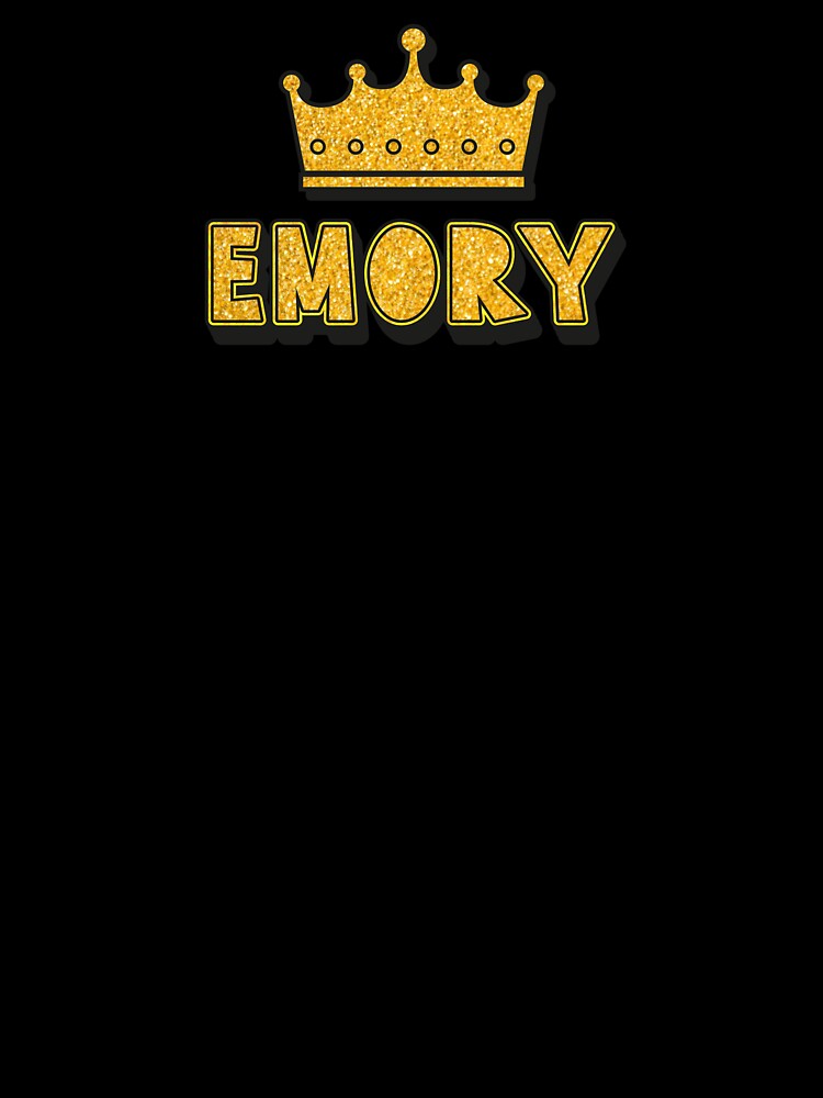 Emory Personalized Name With Crown - Cool & Funny Custom Gift for Men and Boys by Oussinc