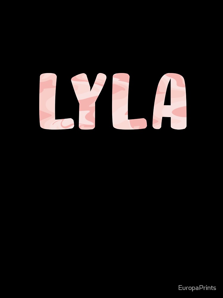 Lyla Custom Name by EuropaPrints