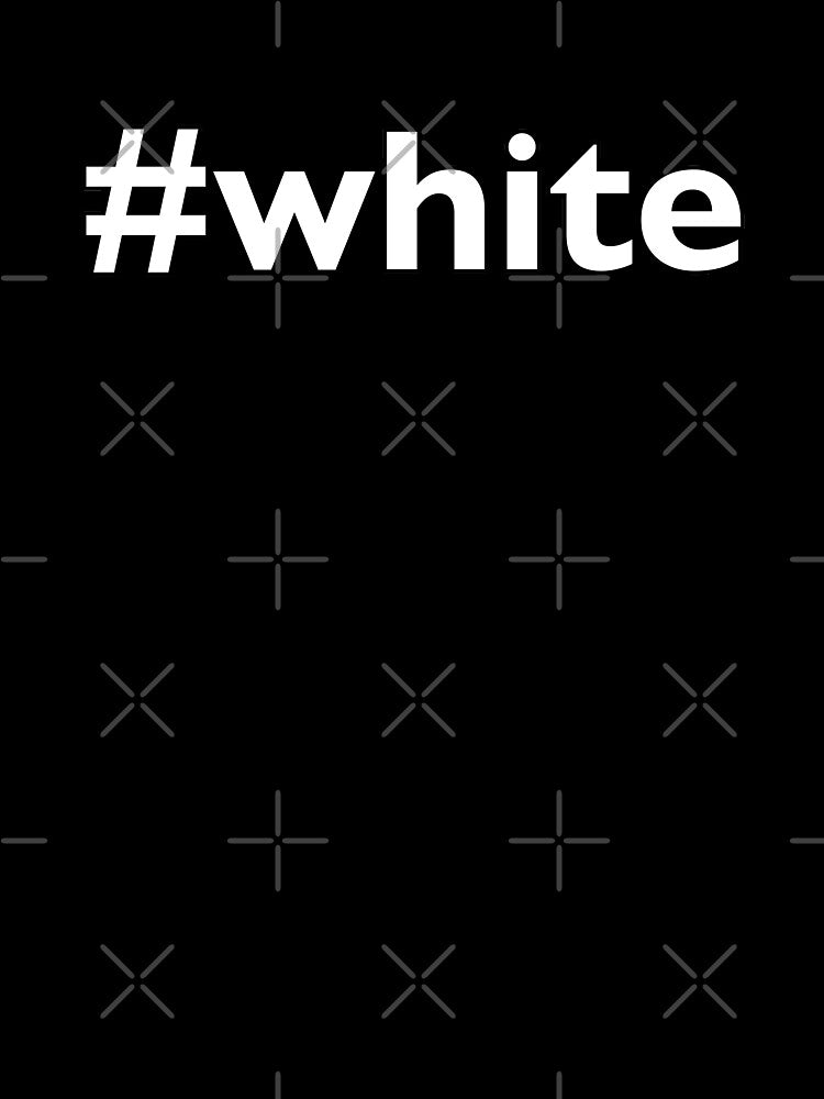 Hashtag white by Thestarrysky