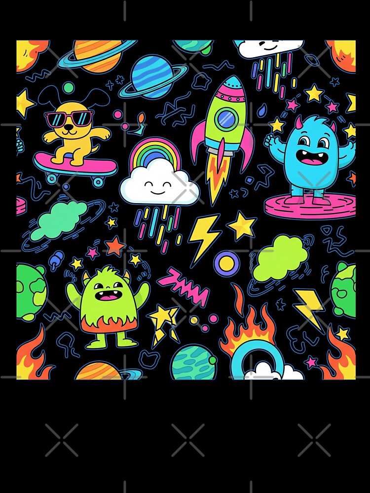 Cute Alien and Monster Illustration by Pikamuu