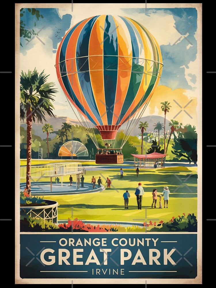 Irvine Vintage Travel Poster by TravelerRat